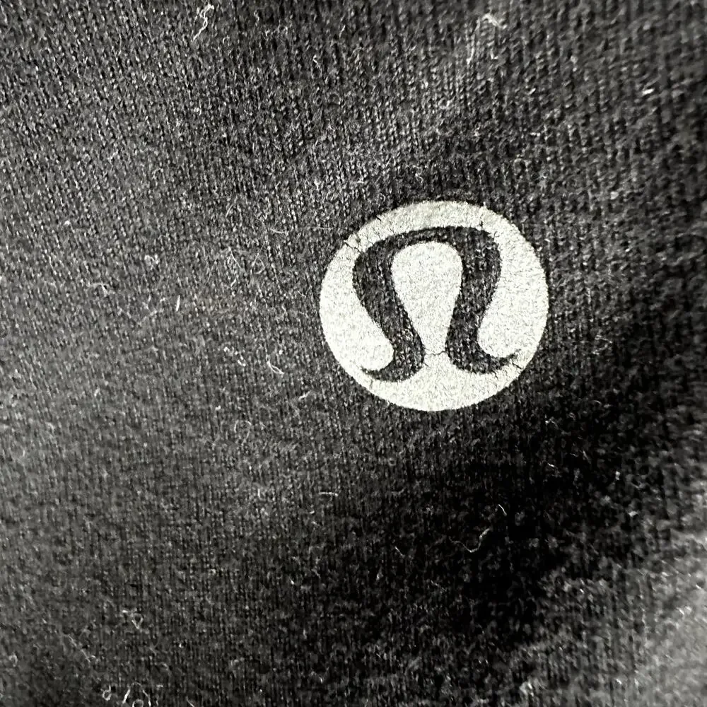 Lululemon Wunder Under Pant Full-On Luon Black Quilt Spring 14-20 Reversible 8